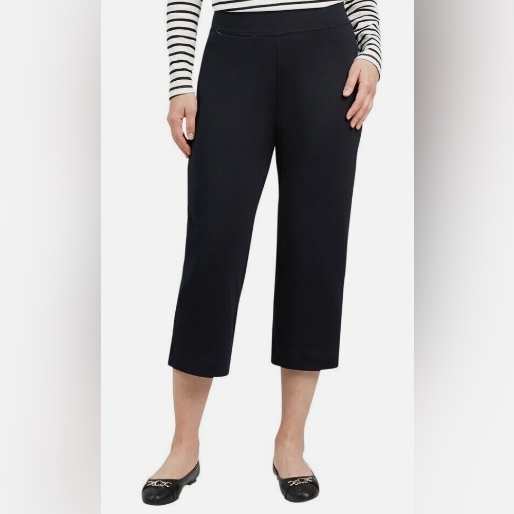 Lands End Shore Stretch Knit Capris S